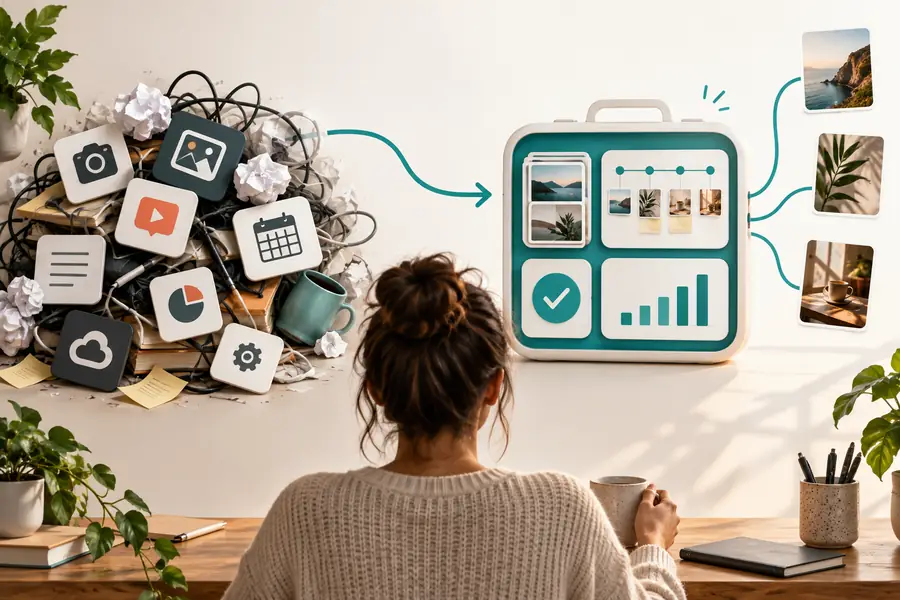 Fokussierter Workflow für die Inhaltsplanung mit klareren Entscheidungsmöglichkeiten